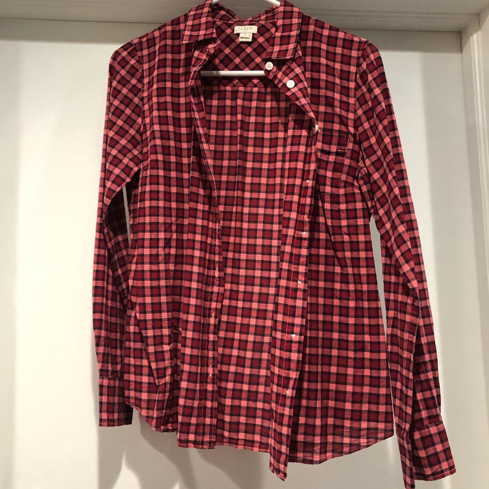 Plaid button down